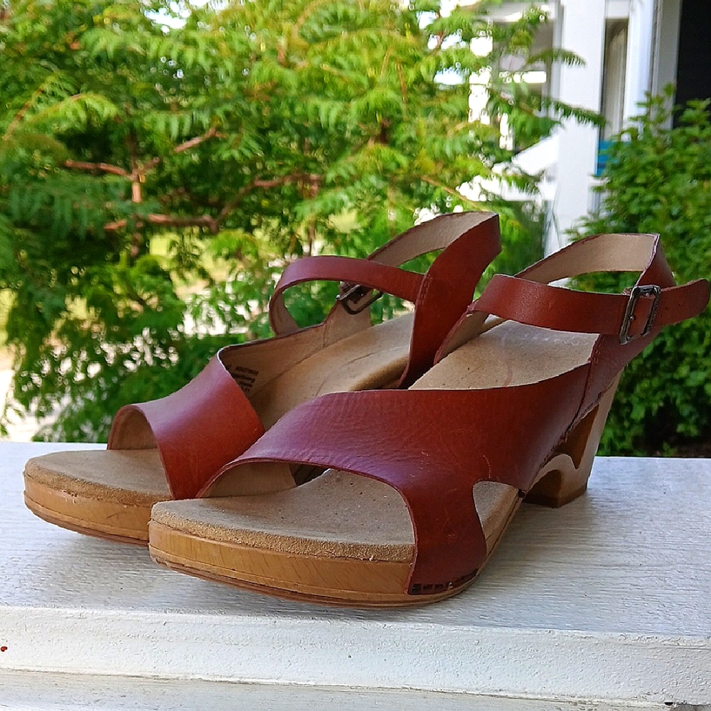 Dansko Brown Leather Sandals